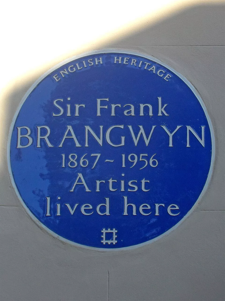 Sir_Frank_BRANGWYN_1867-1956_Artist_lived_here